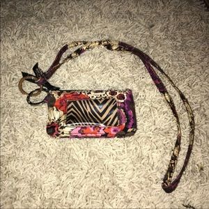Vera Bradley lanyard & zip ID